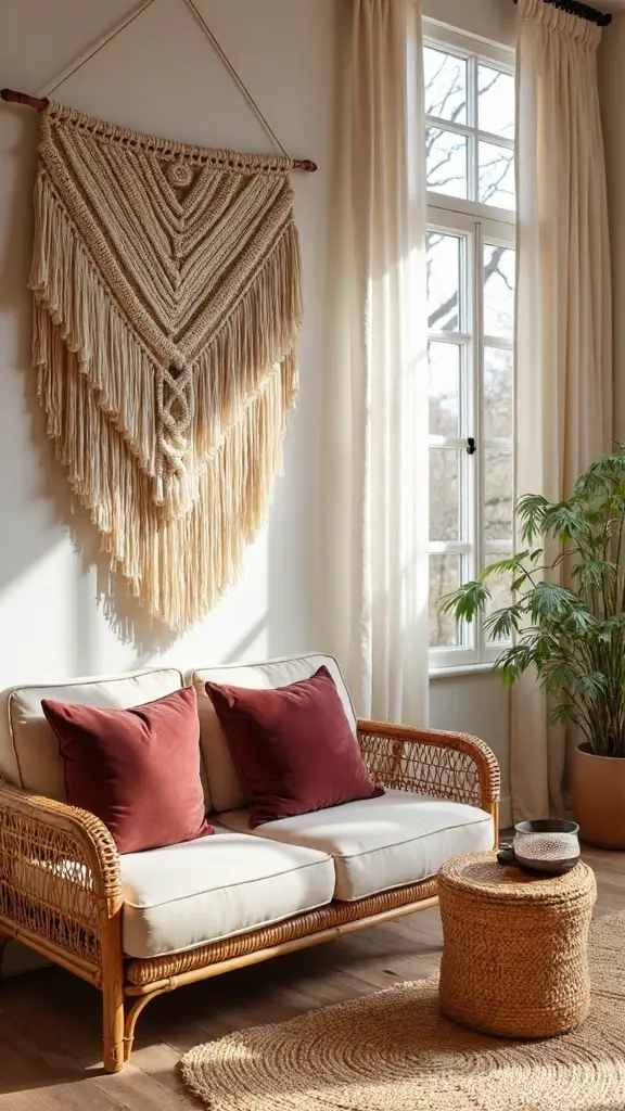 boho eclectic textural pattern blending