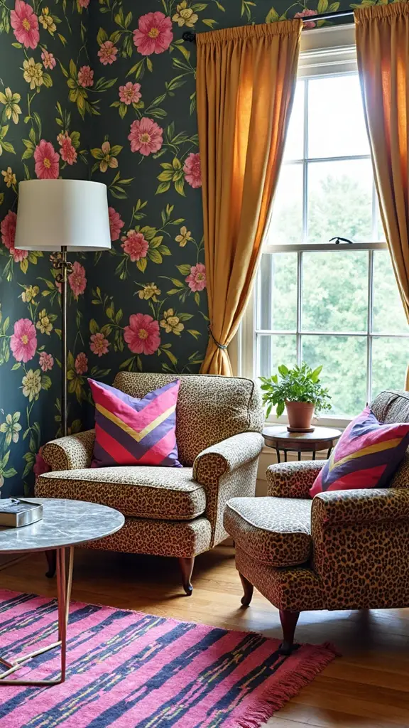 boldly clash beautiful patterns