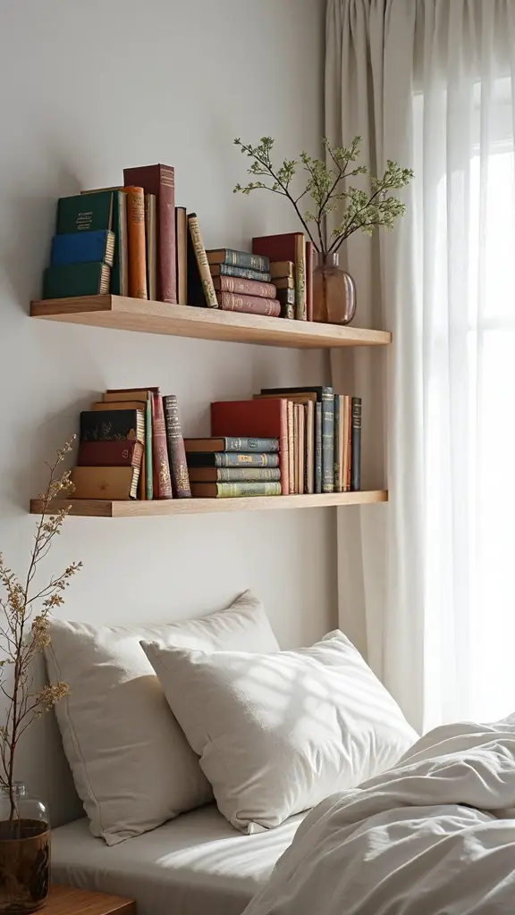 books as bedroom decor