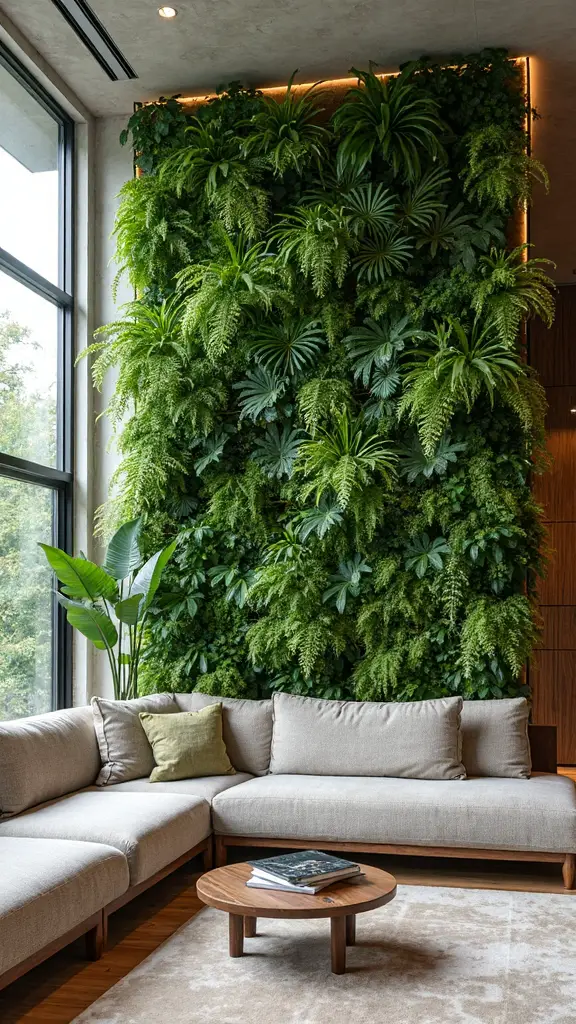 breathing greenery divides spaces naturally