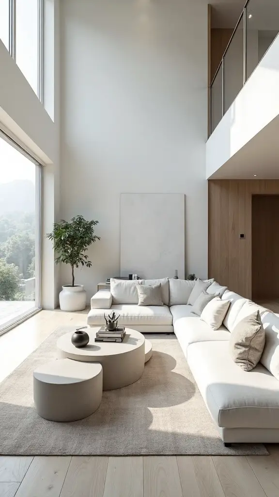 calming minimalist open contemporary