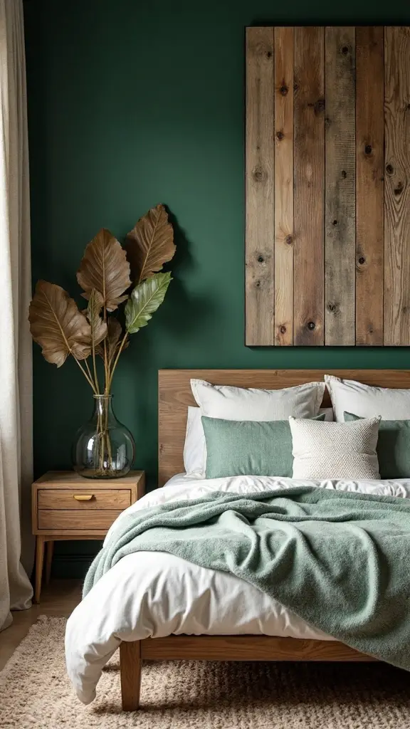 calming nature inspired bedroom retreat