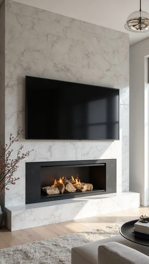 careful tv installation above fireplace