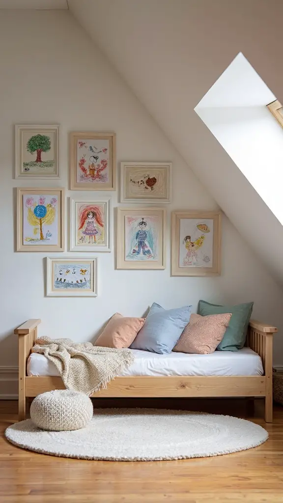 celebrate child s artistic accomplishments on gallery walls