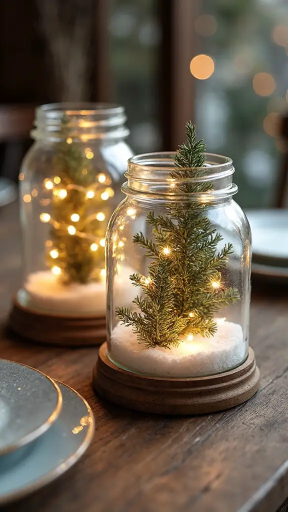 charming winter tabletop centerpiece creations