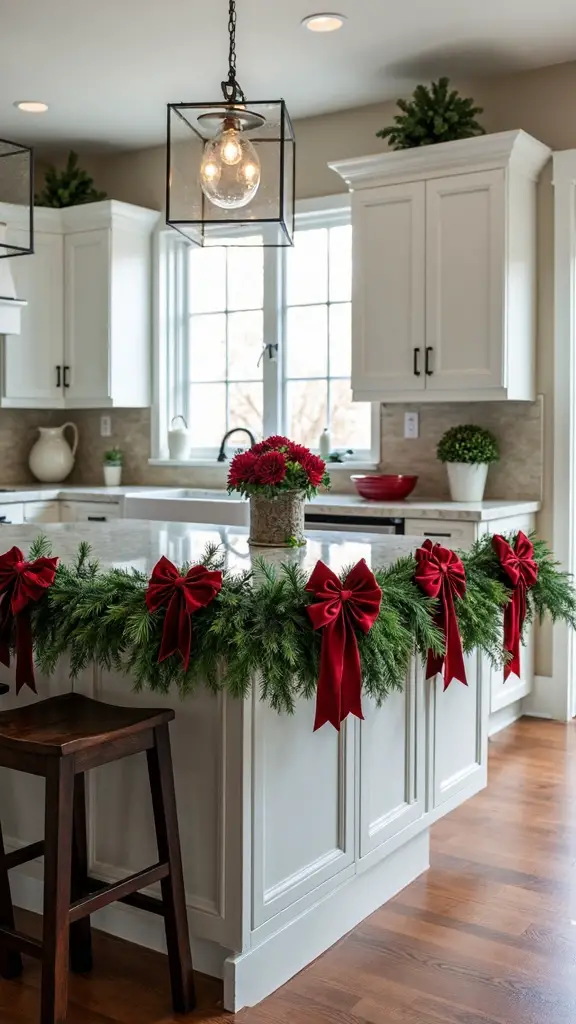 classic evergreen garland accents