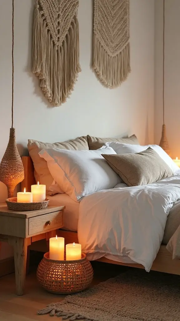 coastal ambiance with scented candles