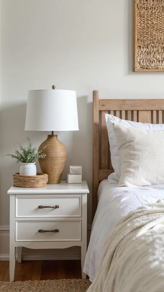 coastal boho bedroom nightstands