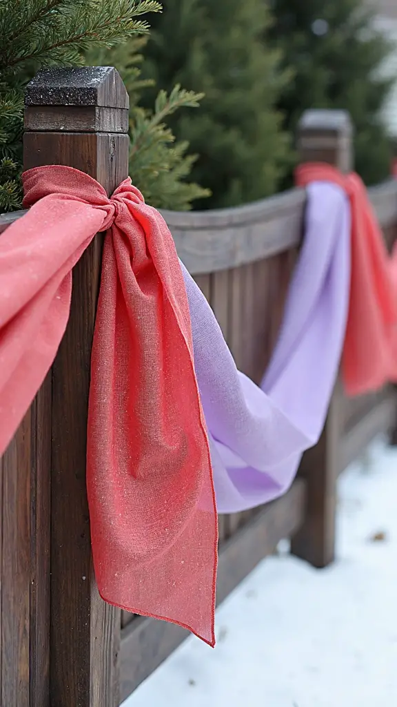 coastal holiday fabric banner display