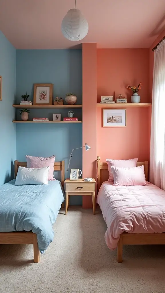 color coded personal havens in shared spaces