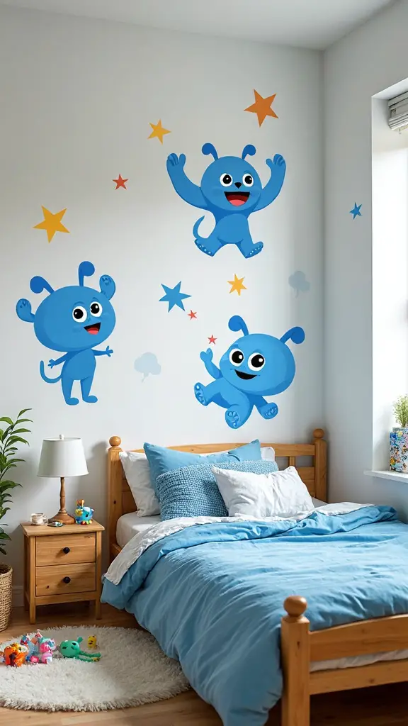 colorful transformative removable bluey themed