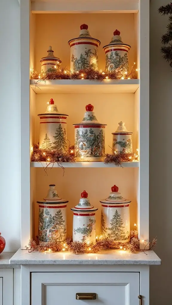 cookie jar christmas tree storage