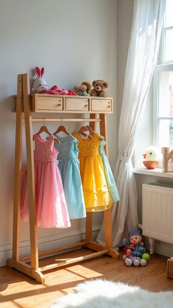 costume display encourages creative play