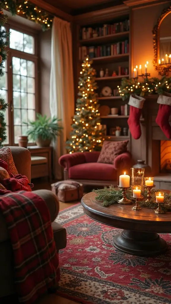 cozy candlelit christmas sanctuary ambiance