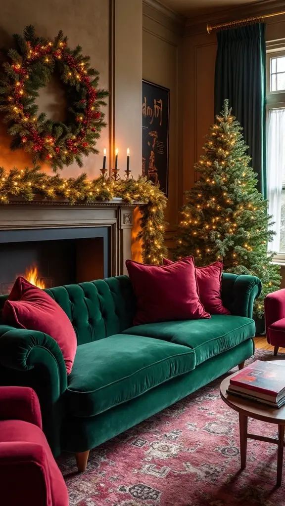 cozy christmas color scheme inspiration