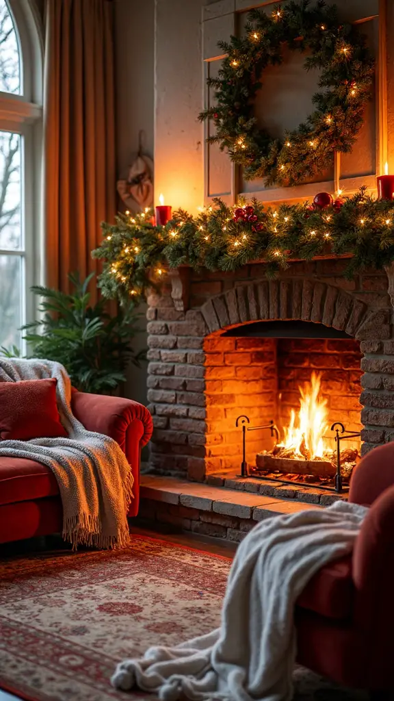 cozy christmas living room inspiration
