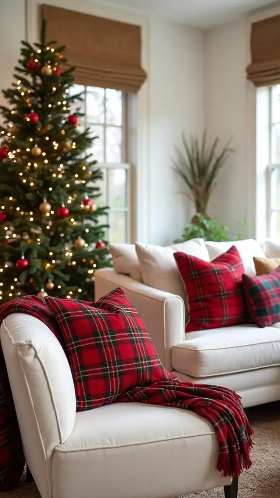 cozy christmas plaid d cor essentials