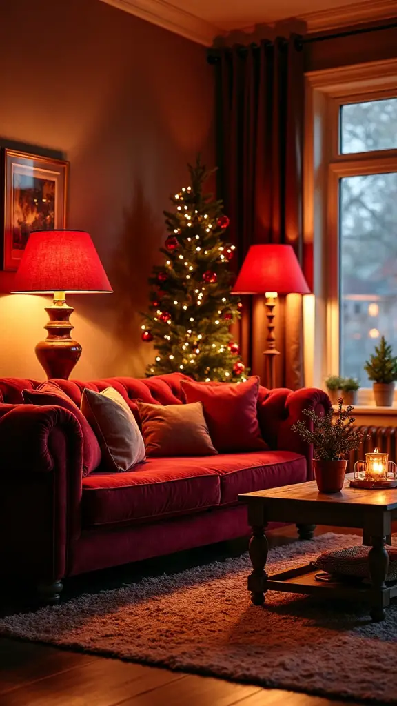 cozy festive intimate christmas atmosphere