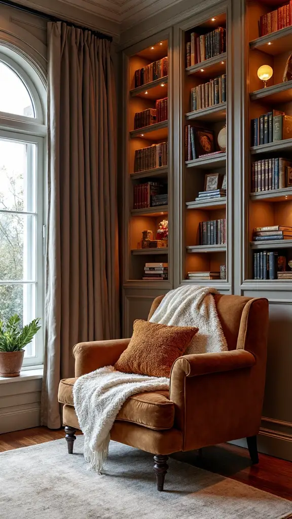 cozy intimate textured illuminated