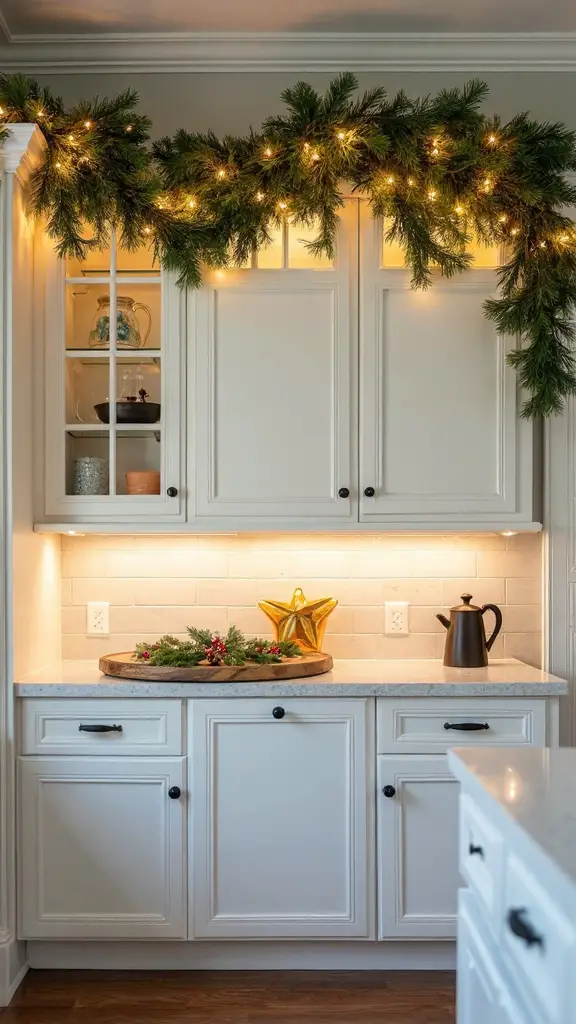 cozy layered cascading evergreen holiday retreat