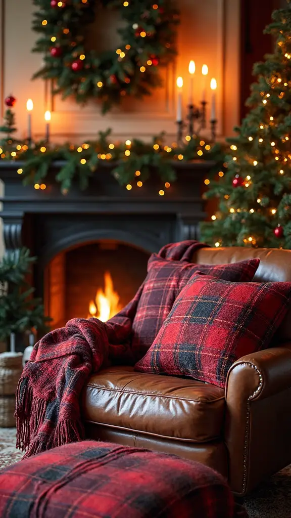 cozy layered vintage festive