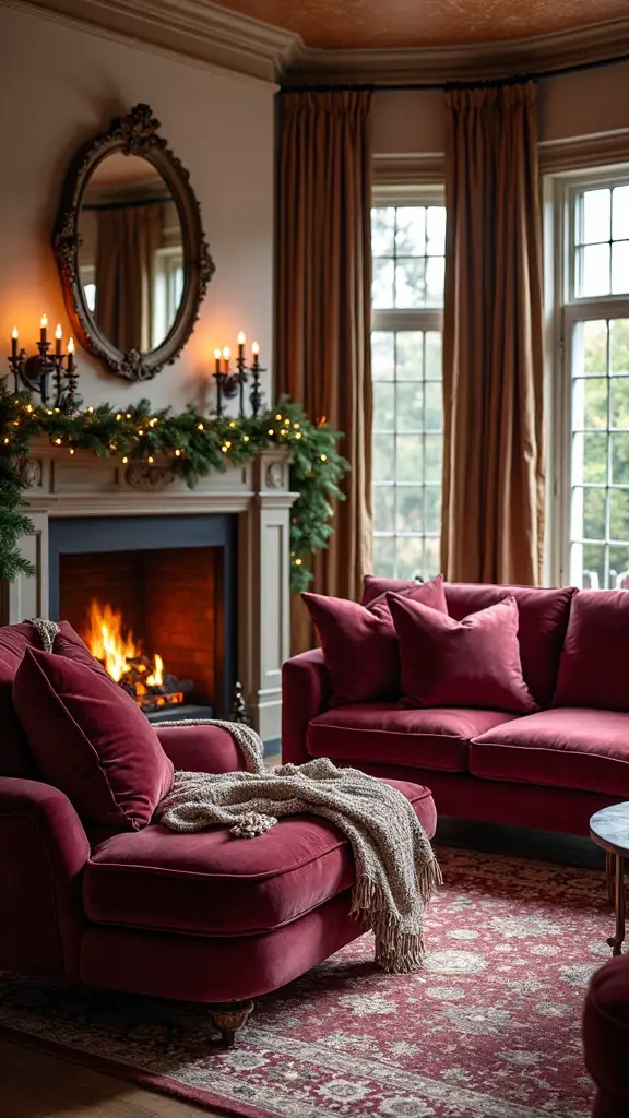 cozy layered visually appealing seating areas