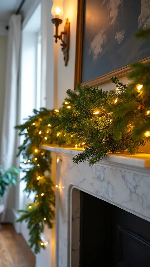 cozy metallic enchanted evergreen decor
