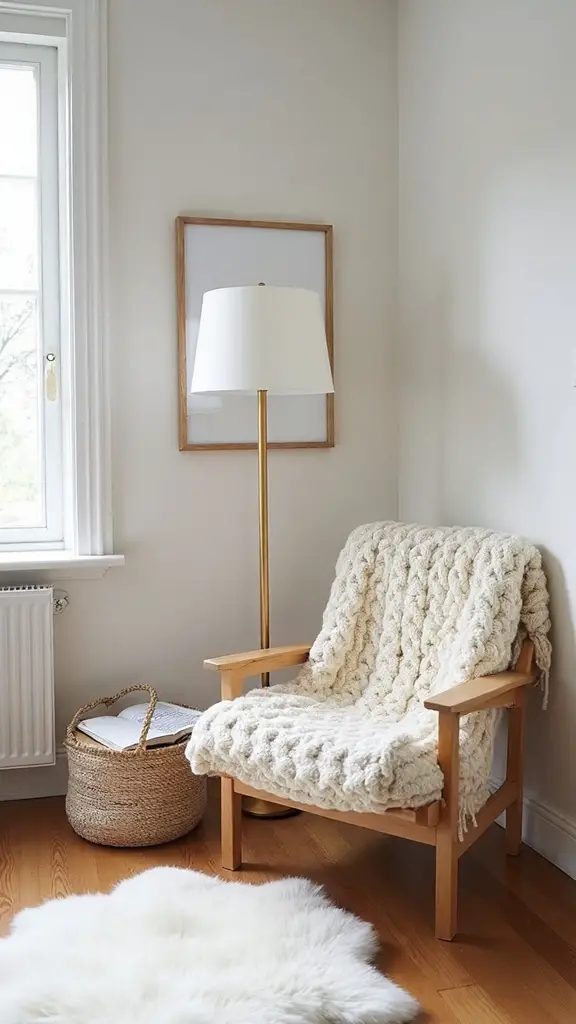cozy minimalist layered textural