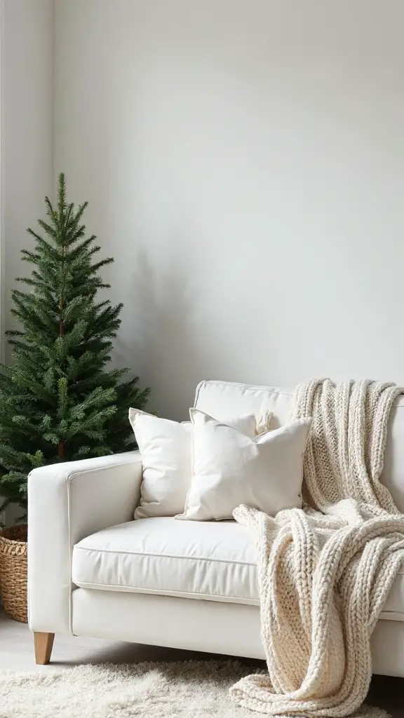 cozy neutral layered holiday texture