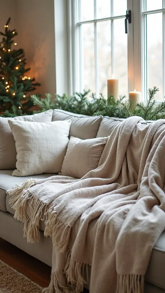 cozy neutral layered understated