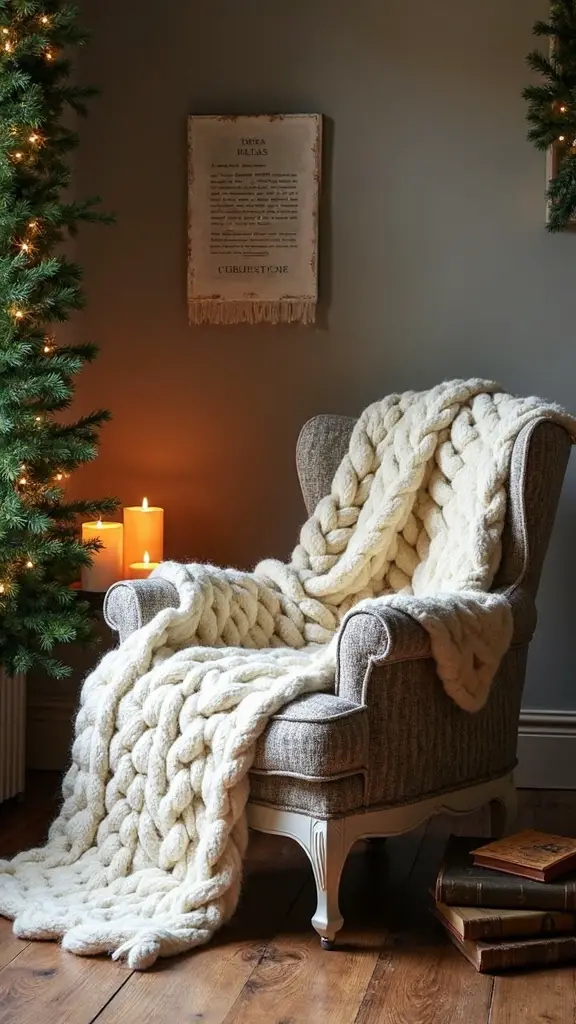 cozy textured layered seasonal reading nooks