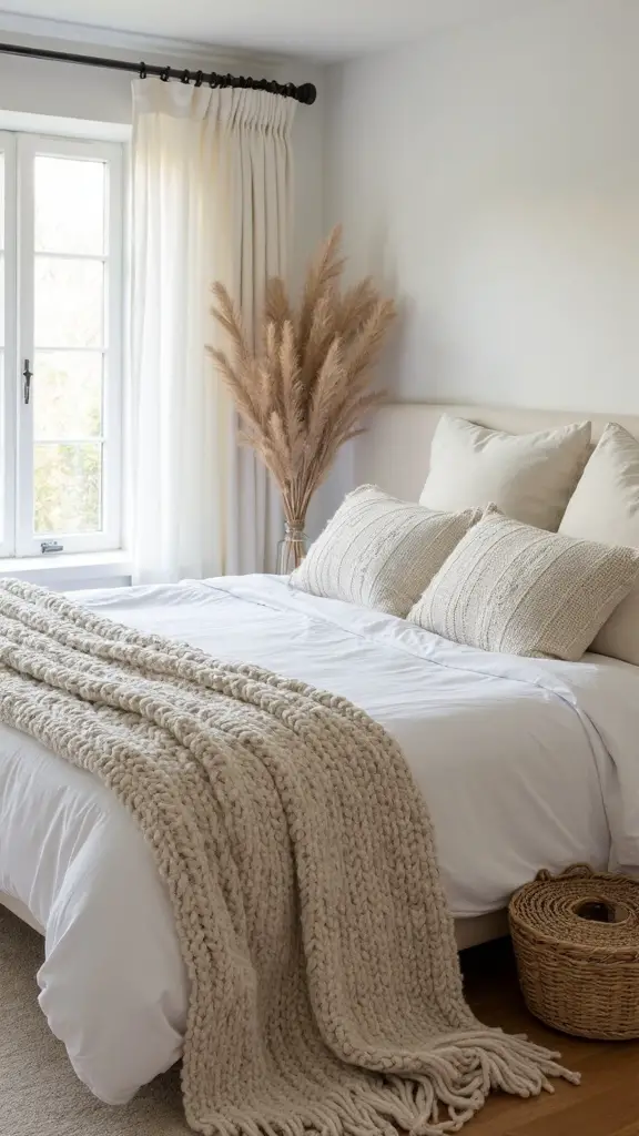 cozy textured white sanctuary
