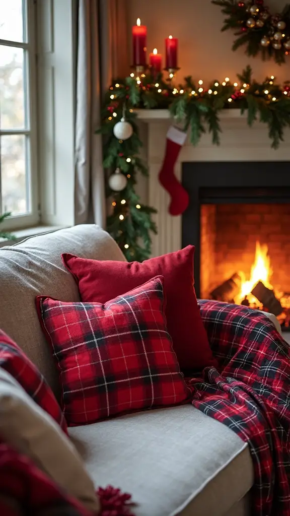 cozy winter tartan buffalo check