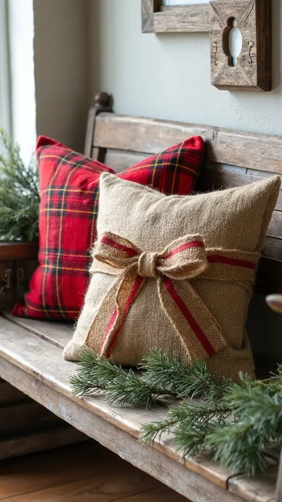 customizable farmhouse christmas pillow covers