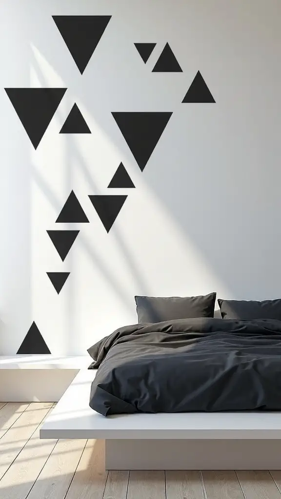 customizable modern geometric wall decals