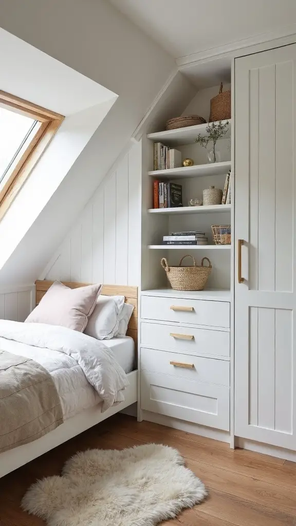 customized storage for awkward spaces