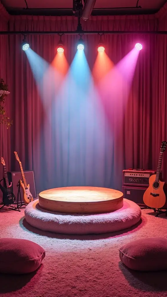 dedicated performance space encourages creativity