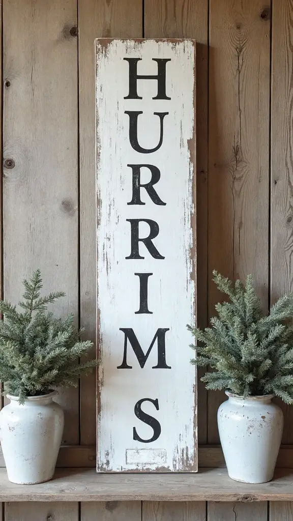distressed farmhouse christmas decor