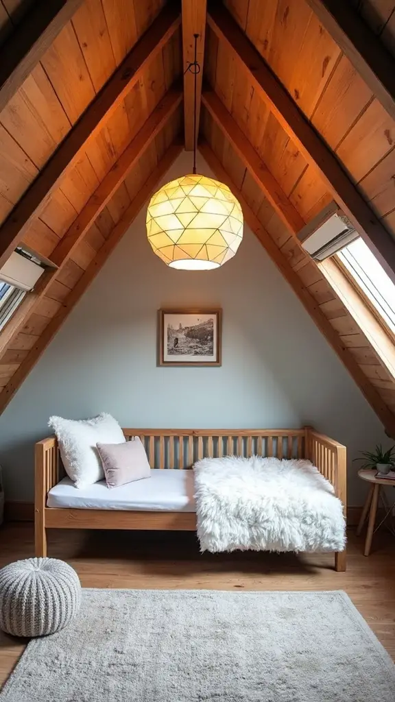 dramatic architectural lighting focal point