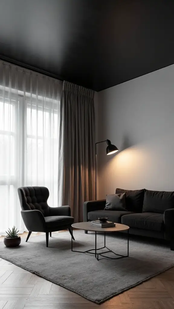 dramatic contrast sophisticated sanctuary unexpected elegance