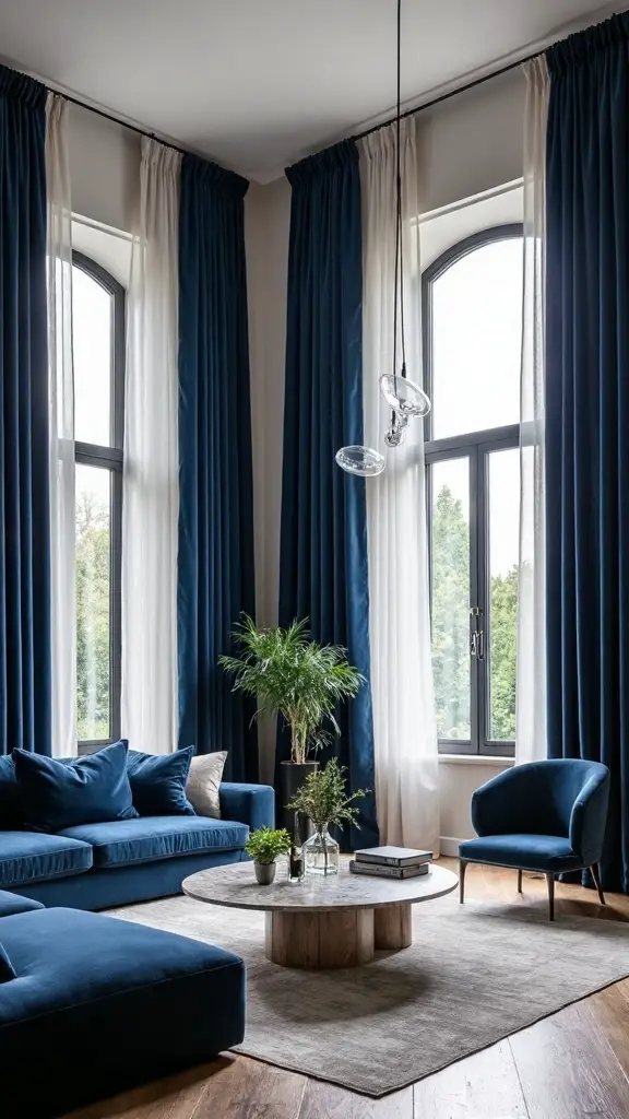 dramatic luxurious expansive impactful curtains