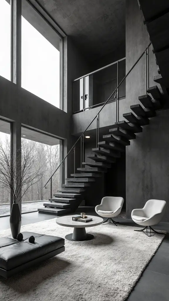 dramatic minimalist architectural sophisticated