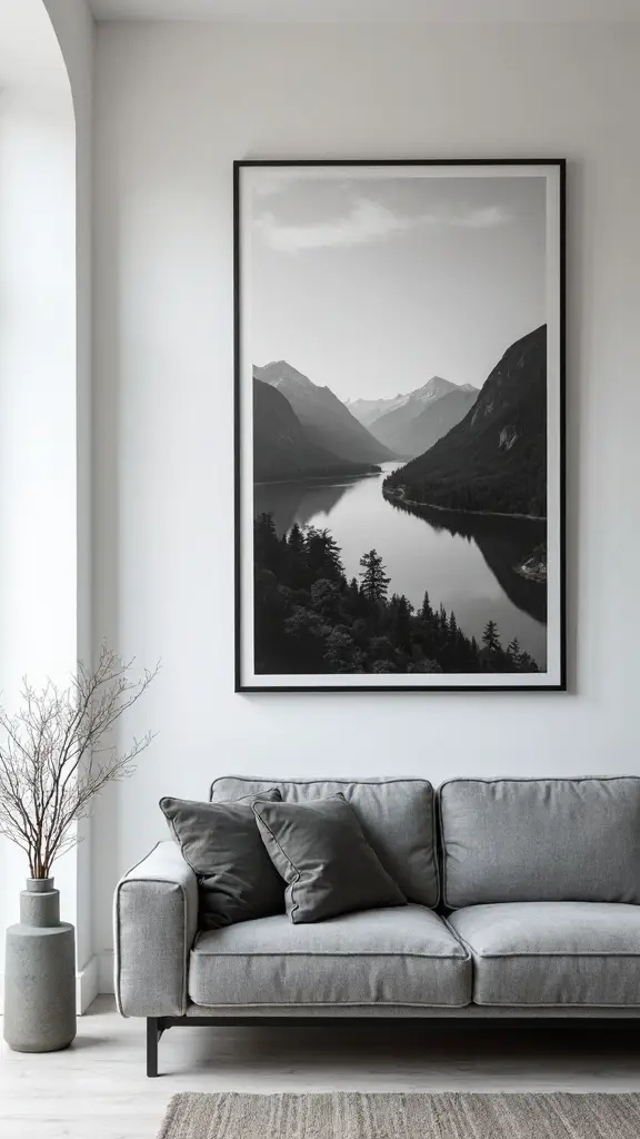 dramatic minimalist impactful black and white photography