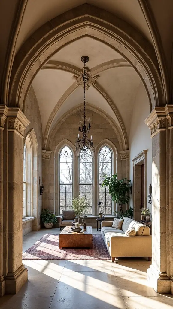 dramatic pointed gothic arched elegance