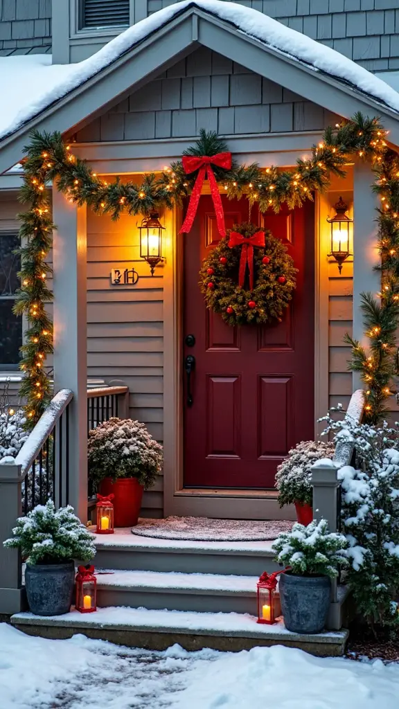 easy outdoor christmas decor