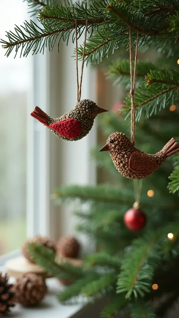 eco friendly bird nourishing holiday decorations