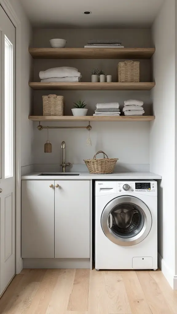 efficient organized workflow focused utility room