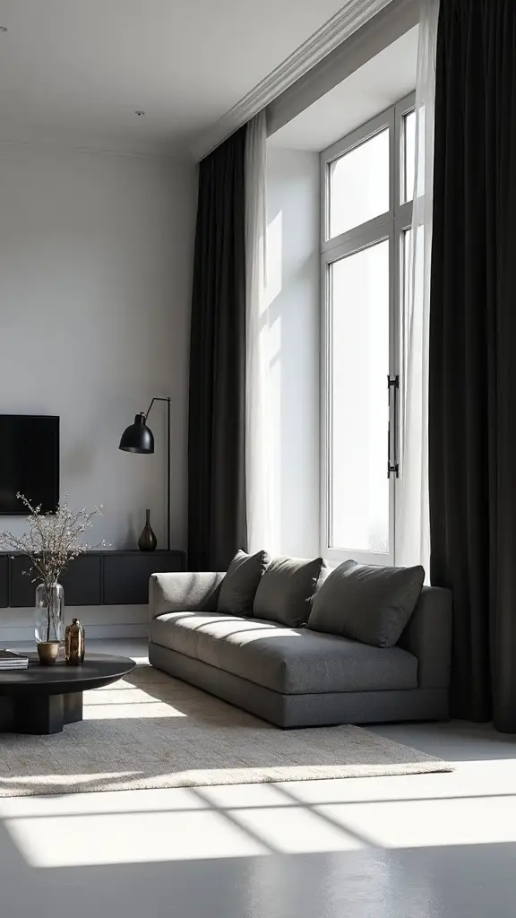 elegant drama with minimalist design