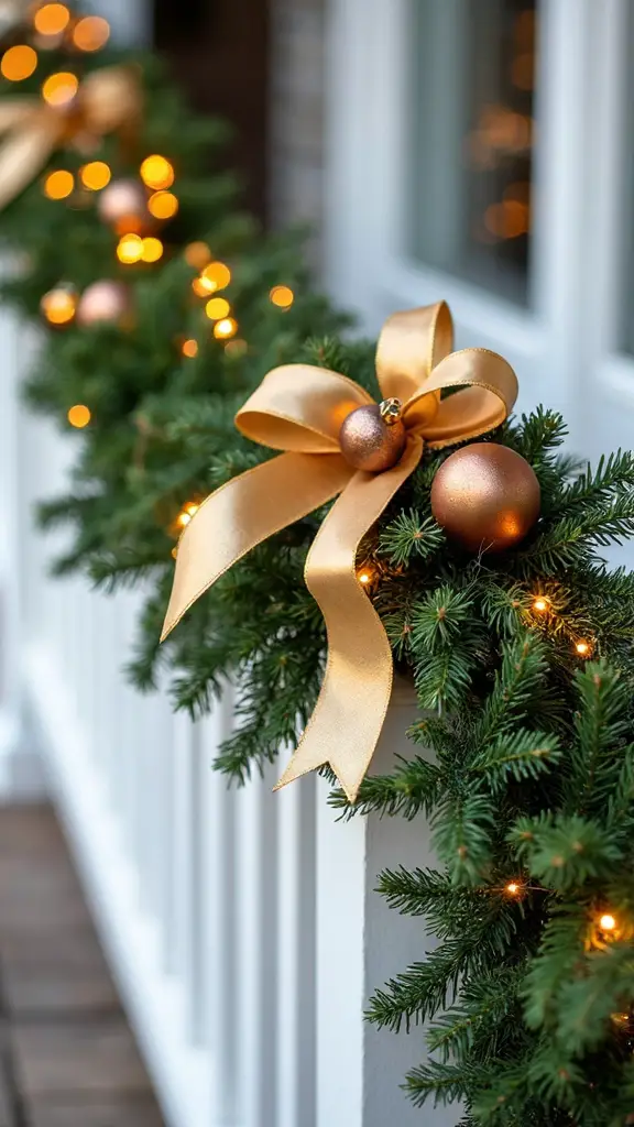 elegant holiday charm with garland