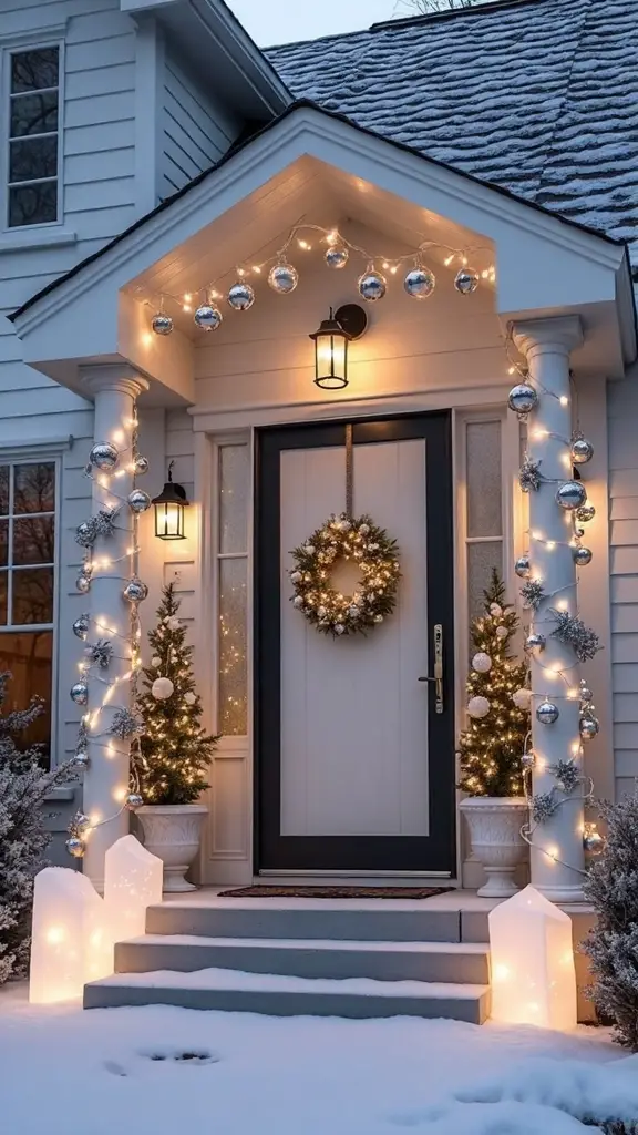 elegant monochrome winter wonderland